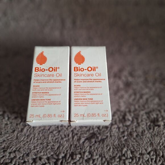 2 Pack Bio-Oil Skincare Body Oil Moisturizer Scars & Stretch Marks 0.85Fl. oz - Picture 1 of 6